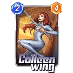 Carte Marvel Snap colleen-wing