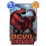 Carte Marvel Snap devil-dinosaur