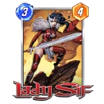 Carte Marvel Snap lady-sif
