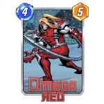 Carte Marvel Snap omega-red