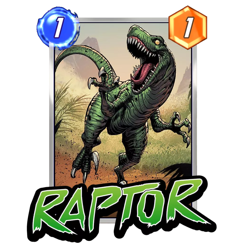 Carte Marvel Snap raptor