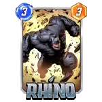 Carte Marvel Snap rhino