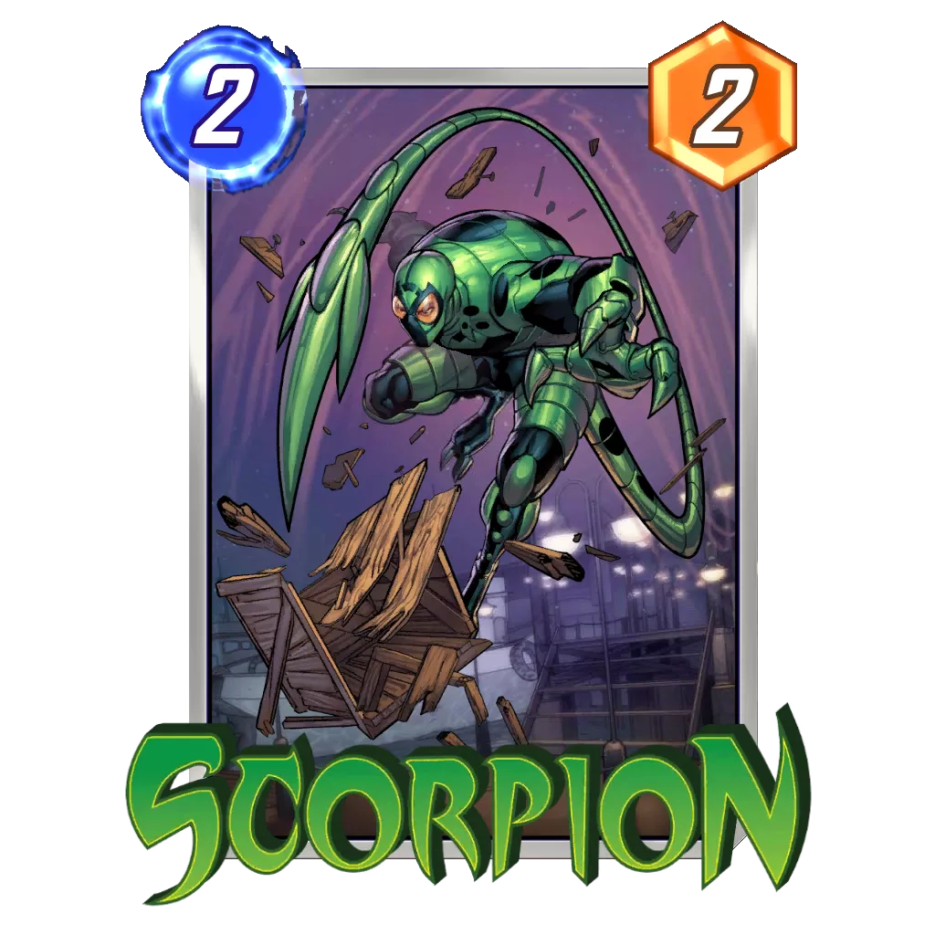 Carte Marvel Snap scorpion