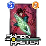 Carte Marvel Snap sword-master